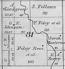 plat benton county section